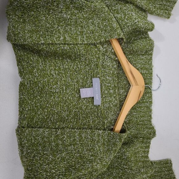 MODERN SOUL Green Open Front  Cardigan Sweater - Picture 5 of 11